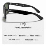 Ray-Ban RB4165 Justin Square Sunglasses Bundle