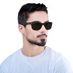 Ray-Ban RB2132 New Wayfarer Sunglasses, Rubber Black