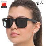 Ray-Ban RB4165 Justin Square Sunglasses Bundle