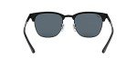 Ray-Ban Clubmaster Metal Square Sunglasses, Matte Black
