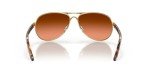 Oakley Women's Feedback Gold Aviator Sunglasses