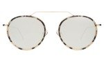 Illesteva Wynwood Ace Sunglasses - White Tortoise/Gold