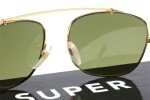 Retrosuperfuture Primo Gold & Green Sunglasses