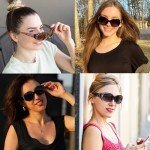 Rhinestone Retro Polarized Women’s Sunglasses
