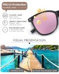 Myiaur Women's Trendy Polarized UV400 Sunglasses