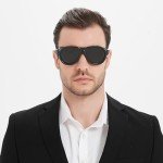 Retro Polarized Steampunk Aviator Sunglasses for All