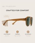 WearMe Pro Rounded Aviator Sunglasses - Polarized Lenses