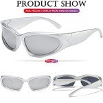 AIEYEZO Stylish Wrap Around Sports Sunglasses
