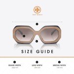 Tory Burch Hexagonal Gradient Sunglasses + Eyewear Kit