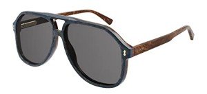 Gucci GG1042S Green Radica Designer Sunglasses