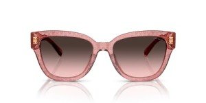 COACH Women's Butterfly Sunglasses, Tea Rose Gradient