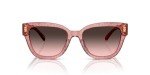 COACH Women's Butterfly Sunglasses, Tea Rose Gradient
