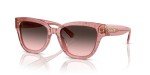 COACH Women's Butterfly Sunglasses, Tea Rose Gradient