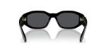 Versace Black Frame Sunglasses with Grey Lenses
