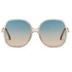 70s Oversized Square Sunglasses for Women