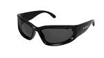 Balenciaga BB0157S Men's Black/Grey Sunglasses