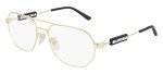 Balenciaga BB0117O Gold Unisex Eyewear Frame