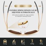 Gold Polarized Aviator Sunglasses for Men