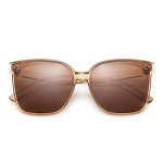 FEISEDY Vintage Oversized Polarized Retro Sunglasses