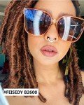 FEISEDY Vintage Oversized Polarized Retro Sunglasses