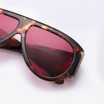 GUVIVI Retro Oversized Tortoise Aviator Sunglasses
