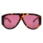 GUVIVI Retro Oversized Tortoise Aviator Sunglasses