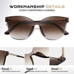 Trendy Frameless Square Sunglasses for Women