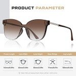 Trendy Frameless Square Sunglasses for Women