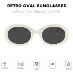 Mosanana Oval Retro 90s Women's Sunglasses