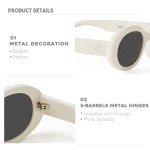 Mosanana Oval Retro 90s Women's Sunglasses