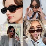 Kimorn Retro 90’s Rectangle Sunglasses for All