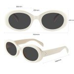 Mosanana Oval Retro 90s Women's Sunglasses