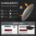 Kimorn Retro 90’s Rectangle Sunglasses for All