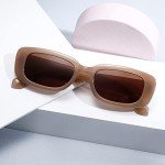 Trendy Retro Rectangle Sunglasses for All