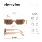 Trendy Retro Rectangle Sunglasses for All