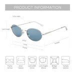 ZENOTTIC Oval Retro Polarized Sunglasses for All