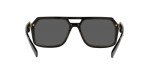 Versace Black Frame Sunglasses with Dark Grey Lenses