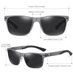 Vintage Polarized Men's Sunglasses with UV Protection