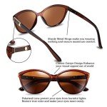 FEISEDY Polarized Cat Eye Sunglasses for Women