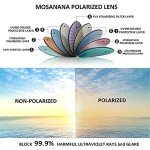 Oversized Black Cat Eye Polarized Sunglasses for Women