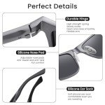 Vintage Polarized Men's Sunglasses with UV Protection