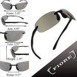 Fiore Polarized Rimless Sunglasses for All