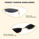 FEISEDY Retro Petal-Shaped Designer Sunglasses B2298