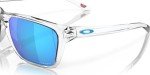 Oakley Sylas Rectangular Sunglasses - Polished Clear/Sapphire