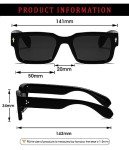Trendy Square Frame Sunglasses for Men and Women