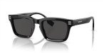 Burberry Men's Black Rectangular Sunglasses + Eyewear Kit