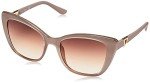 GUESS Retro Cat Eye Sunglasses in Shiny Beige