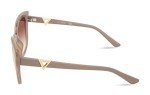 GUESS Retro Cat Eye Sunglasses in Shiny Beige