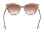 GUESS Retro Cat Eye Sunglasses in Shiny Beige