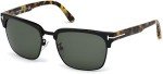 Tom Ford River 02B Black Tortoise Sunglasses + Kit